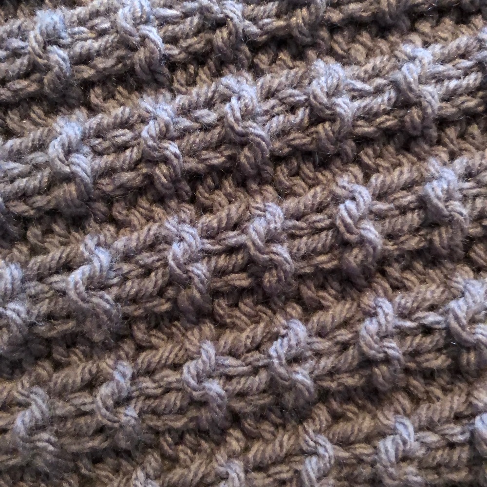 Knitted blanket